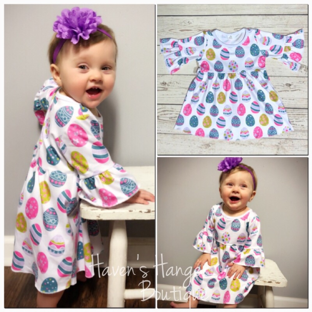 NEW Easter Egg Baby Girl Dress
